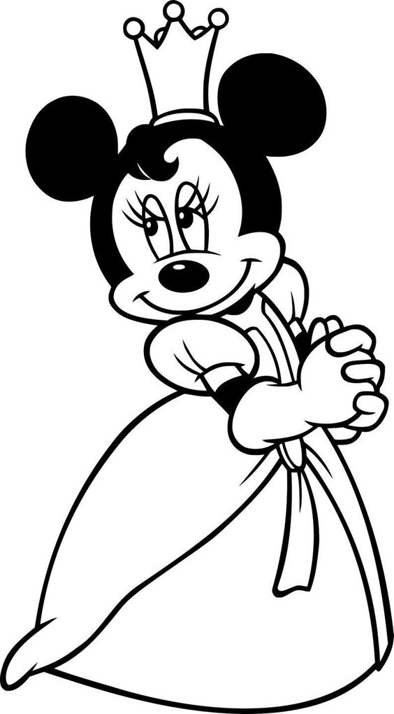 Lưu lại ngay các hình tô màu mickey đáng yêu