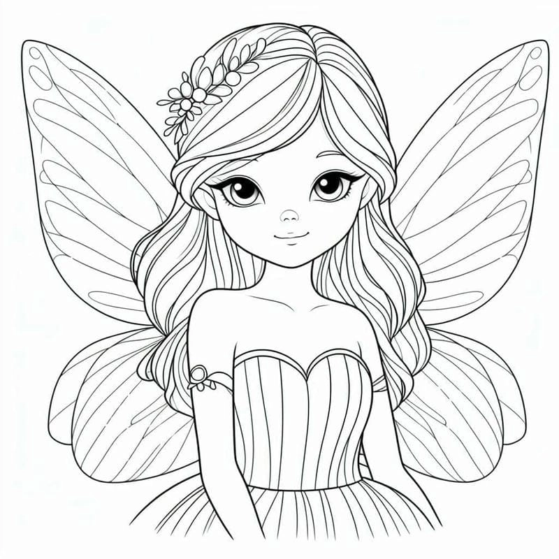 Bé mê tít khi cô tiên xanh vẽ tranh đầy màu nhiệm