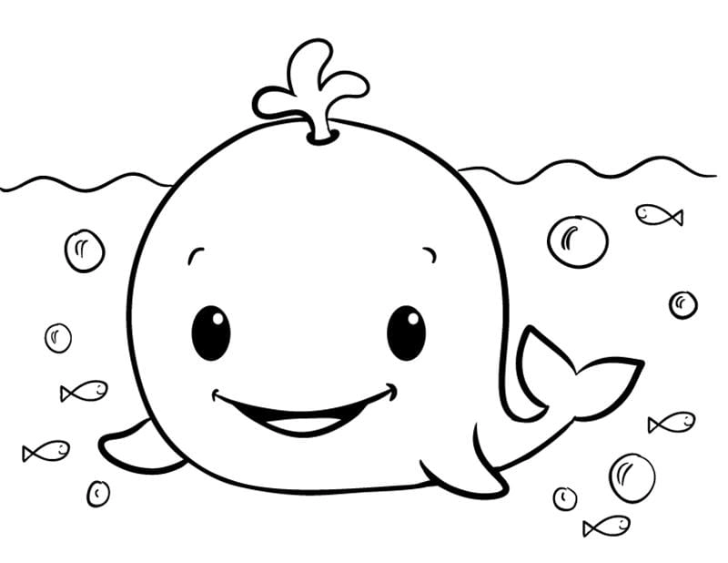 Bé sáng tạo với bộ con cá tô màu