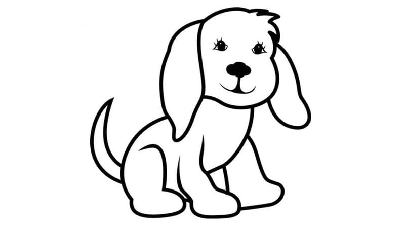 Giúp bé nhận biết loài vật qua chó tô màu siêu xinh