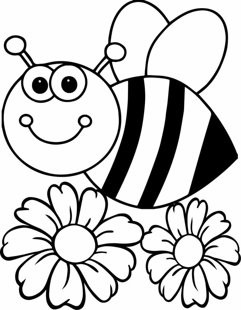 Giúp bé tô màu con ong thật sinh động