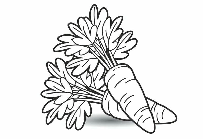 Khơi gợi sáng tạo với tô màu củ cà rốt cho bé