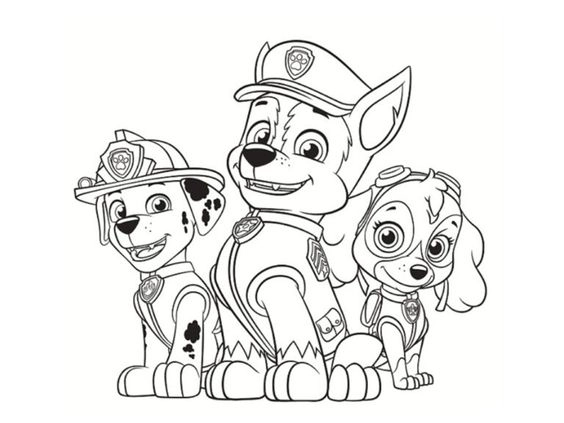 Giúp bé khéo tay với tập vẽ đội chó cứu hộ