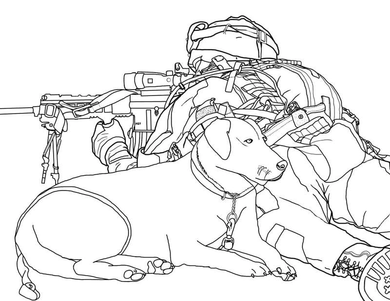 Sưu tầm hình tô màu đội chó cứu hộ sinh động