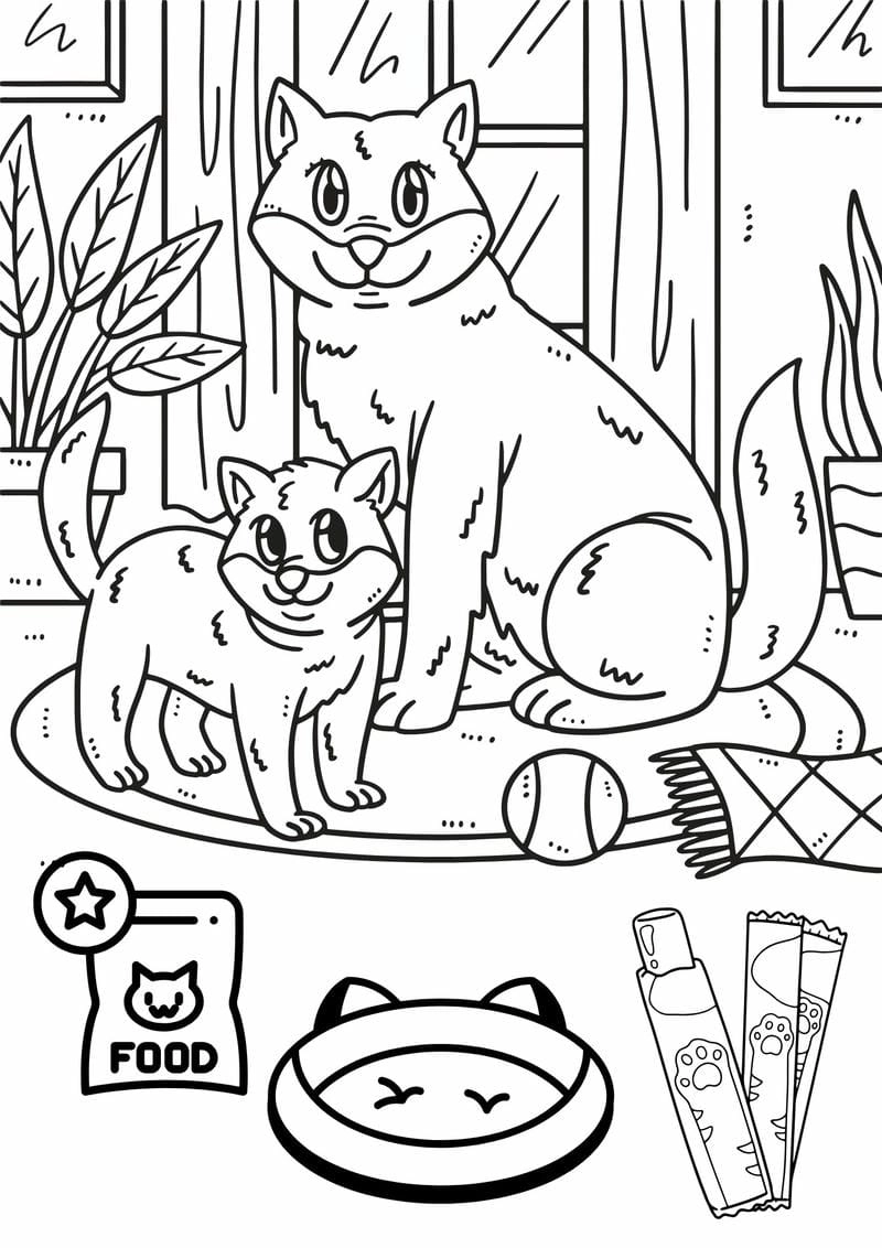 Khám phá tranh tô màu thế giới động vật