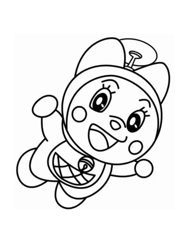 Gợi ý mẫu tranh tô màu doremi đẹp cho bé đô rê mon tô màu