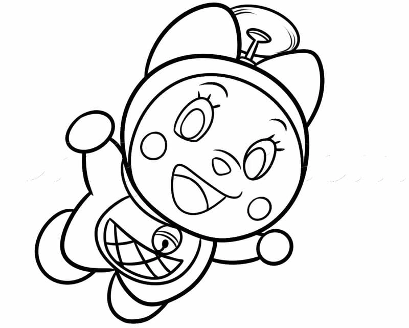 Tranh to màu doremon và doremi siêu dễ thương