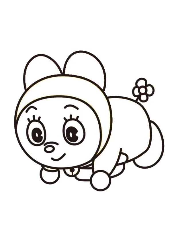 Tranh tô màu doremon và doremi cho bé khám phá