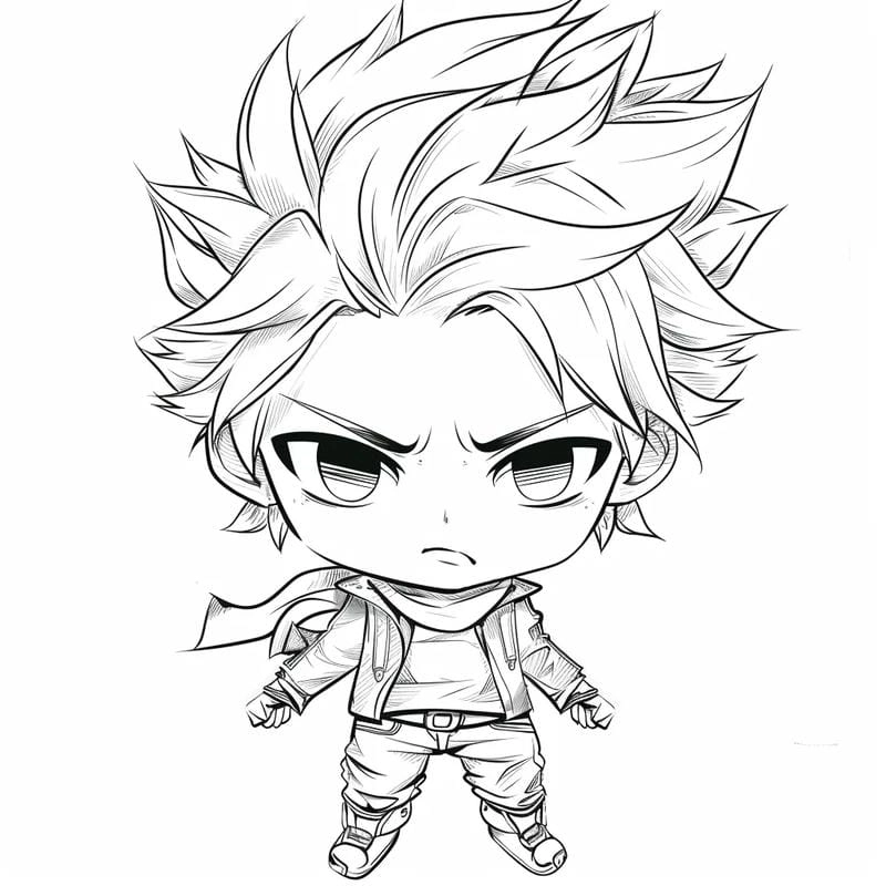 Khám phá ngay tranh tô màu goku blue đẹp
