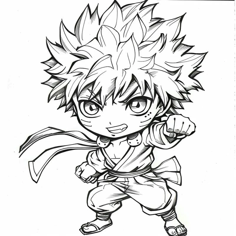 Thử sức với bộ ảnh goku tô màu sinh động