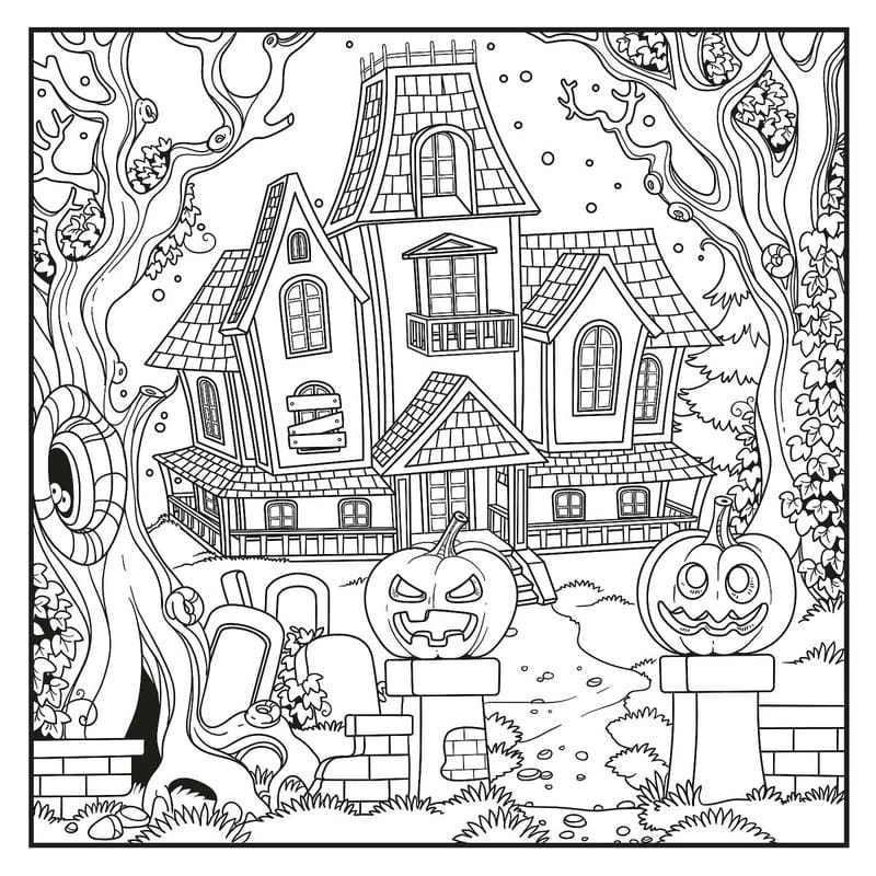 Khơi nguồn sáng tạo với mặt nạ halloween tô màu độc đáo