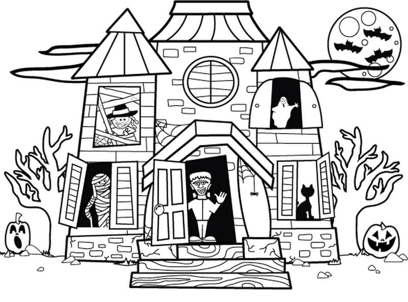 Thử sức cùng tô màu con ma halloween vừa lạ vừa vui nhộn