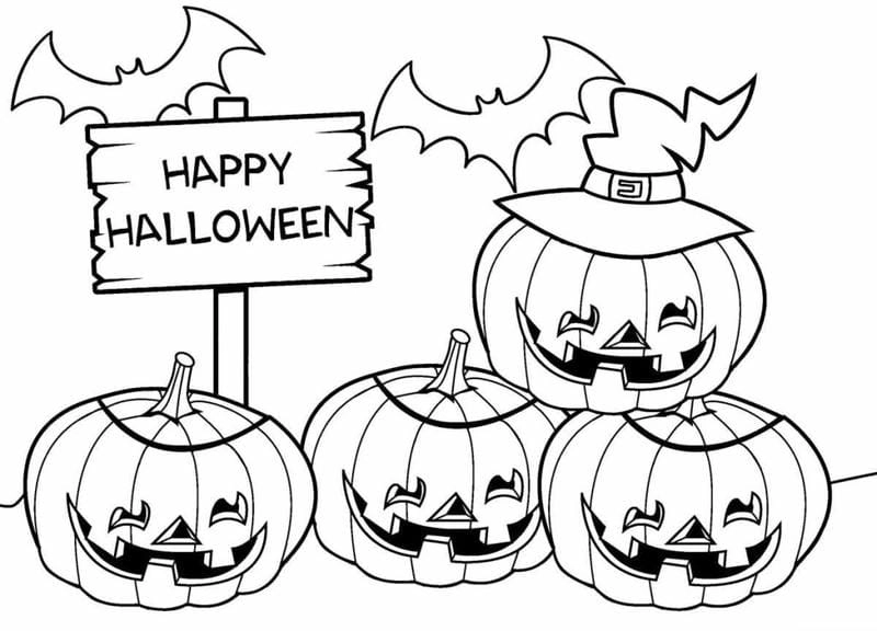 Kích thích trí tưởng tượng qua tô màu tranh halloween