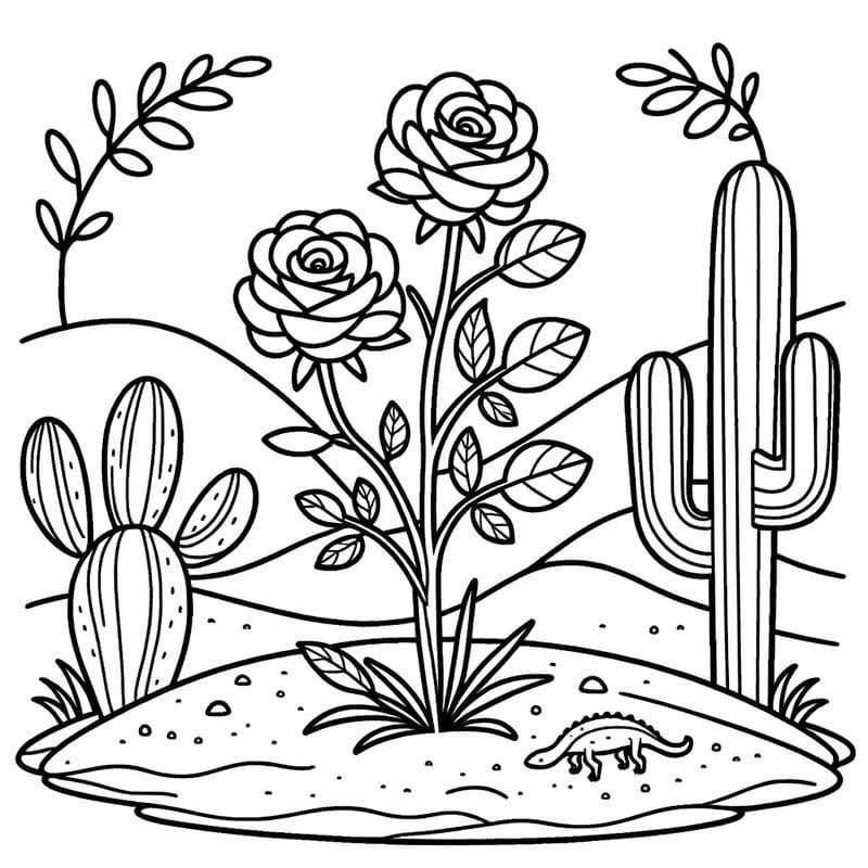 Hướng dẫn cách vẻ hoa hồng đơn giản từng bước