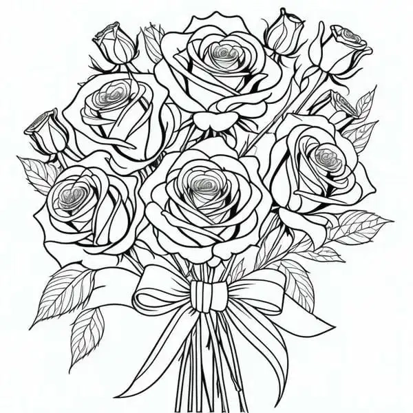 Khơi gợi sáng tạo với tranh to mau hoa hong