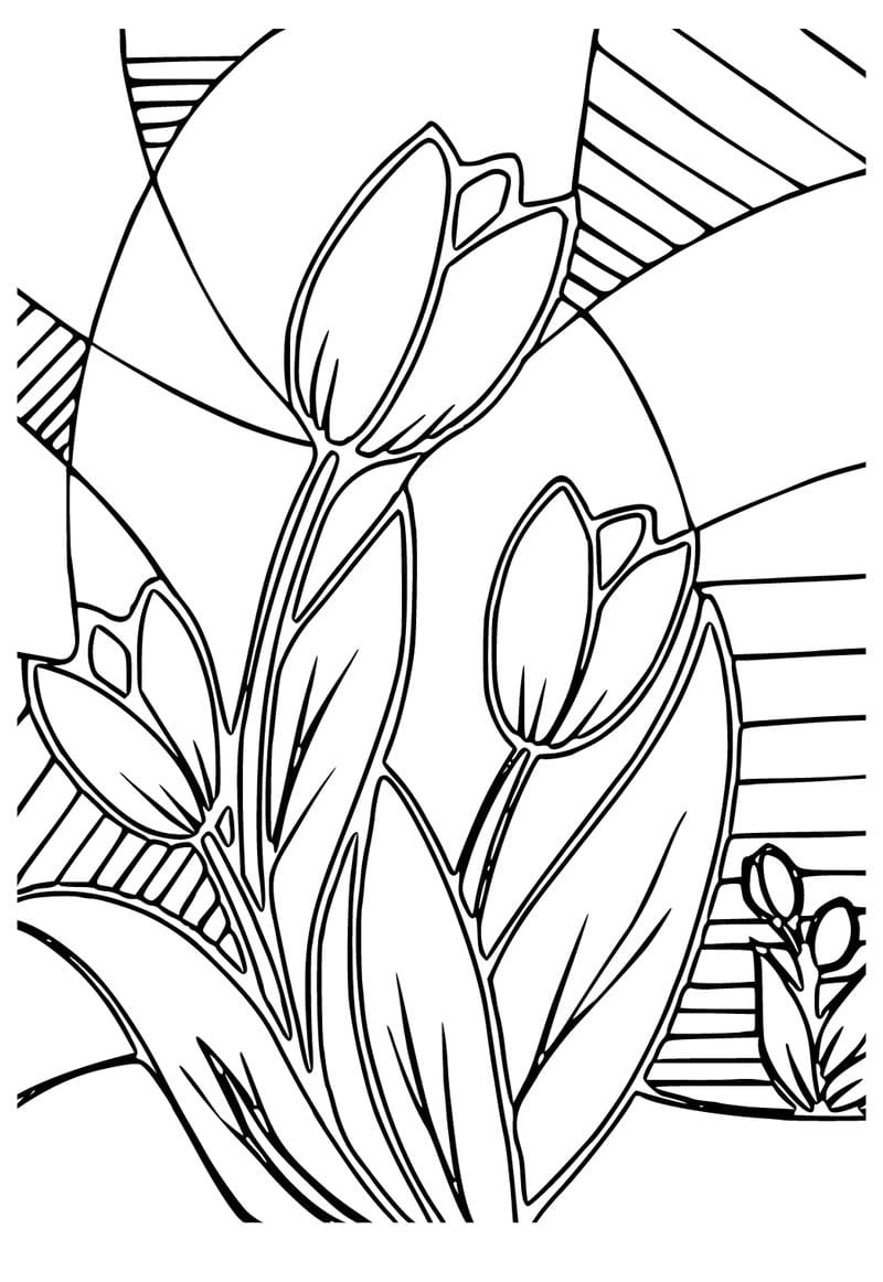 Khám phá bộ tranh tĩnh vật hoa tulip mang nét cổ điển