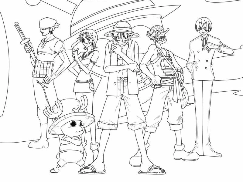 Bé sẽ thích mê tô màu luffy chibi đáng yêu