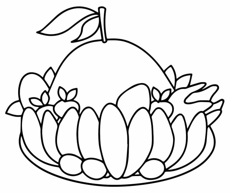 Khám phá ngay hình ảnh vẽ mâm ngũ quả sáng tạo