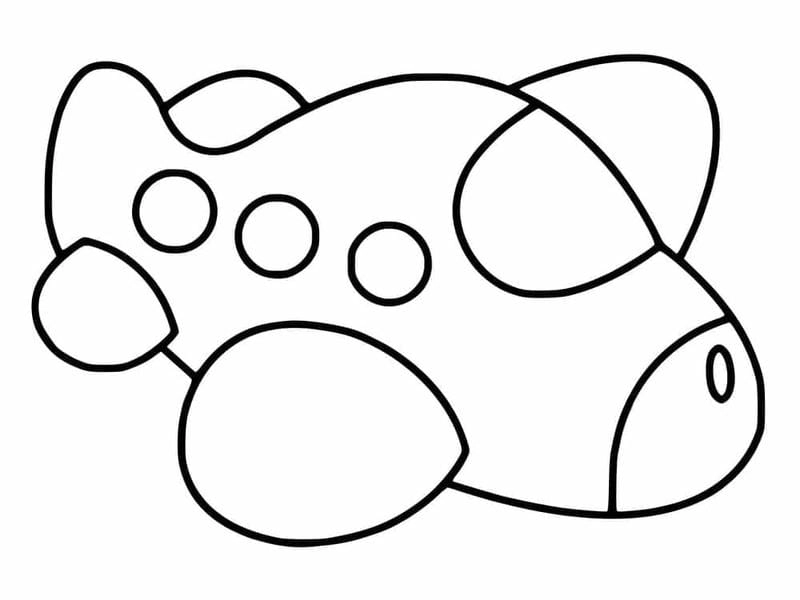 Giải trí sáng tạo qua hình ảnh máy bay cho bé tô màu