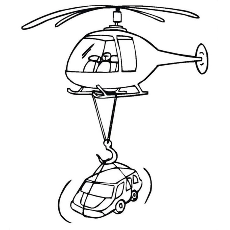 Tải và in hình máy bay cho bé tô màu miễn phí