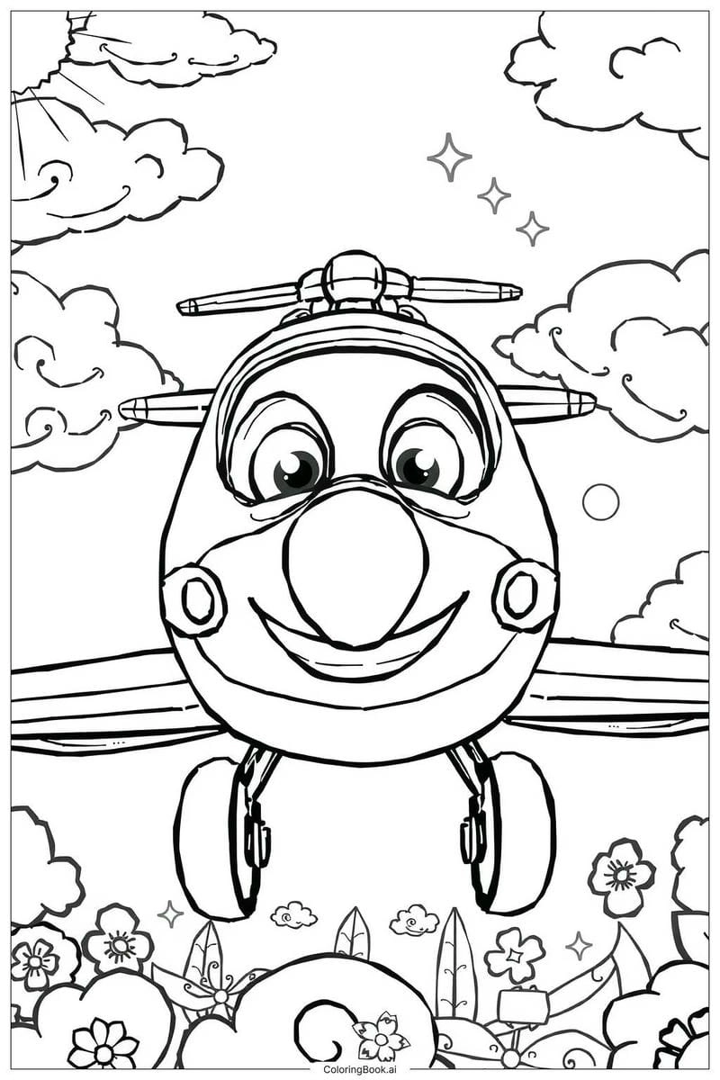 Tải bộ file PDF để in tranh tô màu máy bay