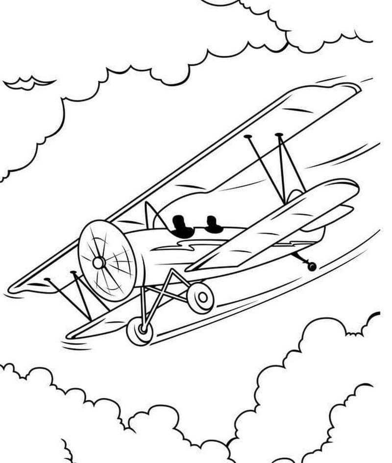 Bộ sưu tập to màu máy bay sáng tạo cho bé