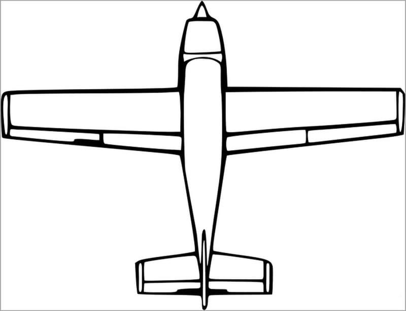 Khám phá tranh tô màu máy bay cho bé dễ thương