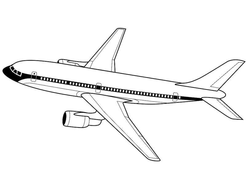 Khám phá bầu trời cùng tranh tô màu máy bay vietnam airlines