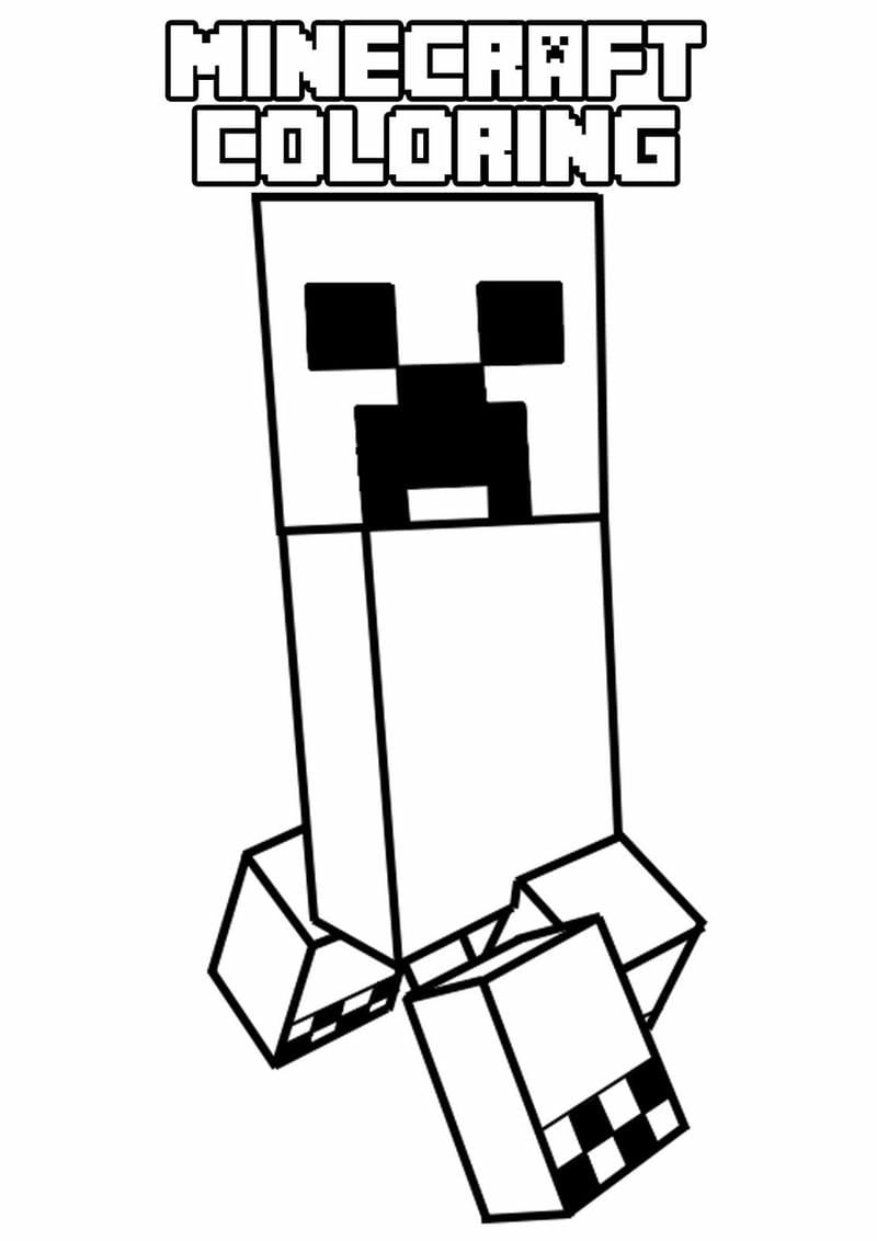 Tải ngay mẫu đẹp tranh tô màu minecraft pro mới nhất