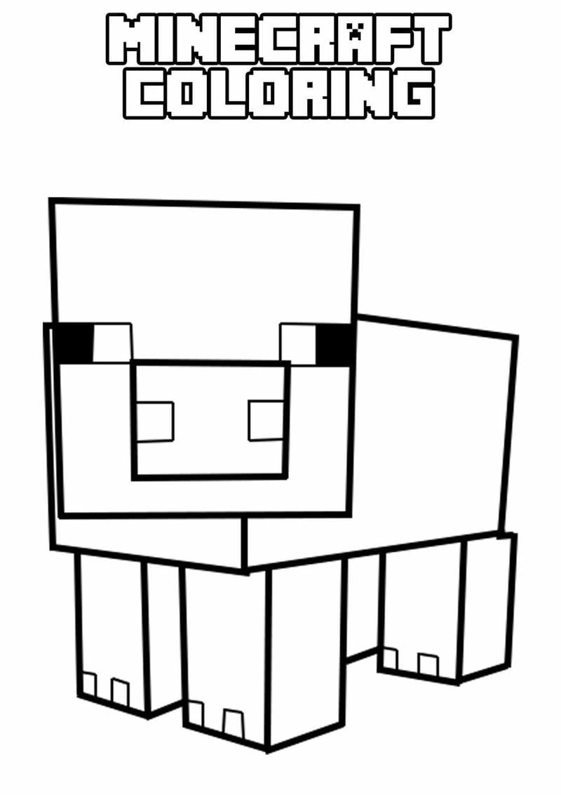 Cho bé vui chơi với tranh tô màu minecraft enderman ấn tượng