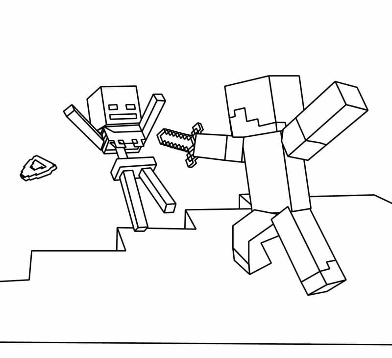 Thử ngay tô màu minecraft game vui cho bé sáng tạo