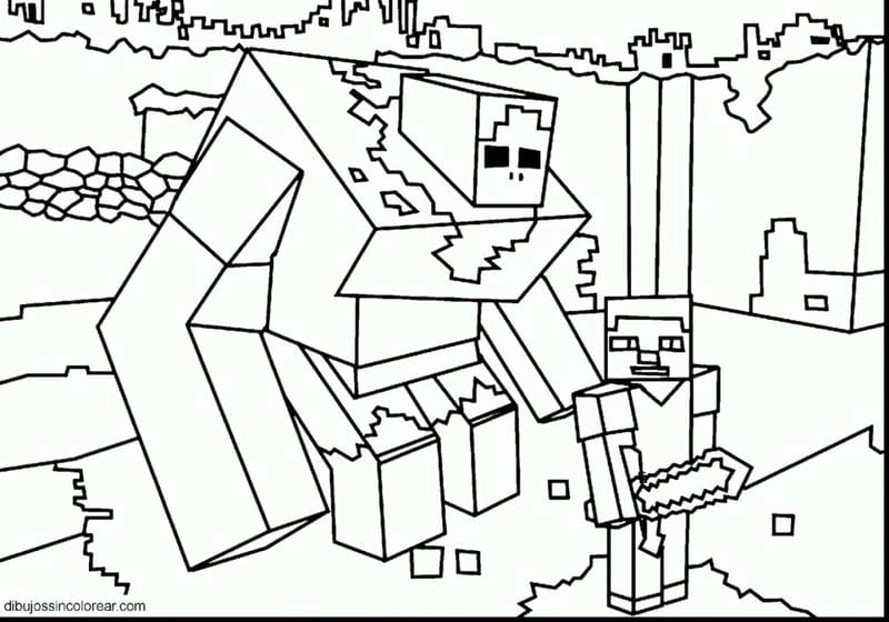 Rèn luyện kỹ năng qua tranh tô màu minecraft pro sinh động