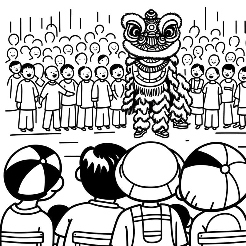 Giúp bé sáng tạo với hình kỳ lân tô màu cổ tích