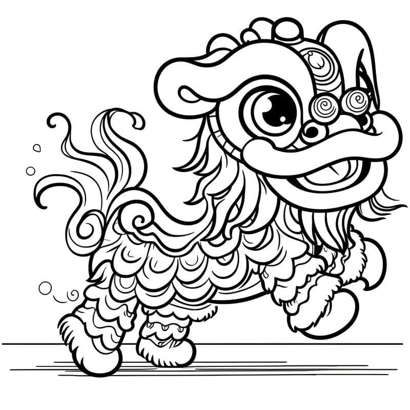 Tặng bé bộ tranh tô màu ngựa kỳ lân sáng tạo