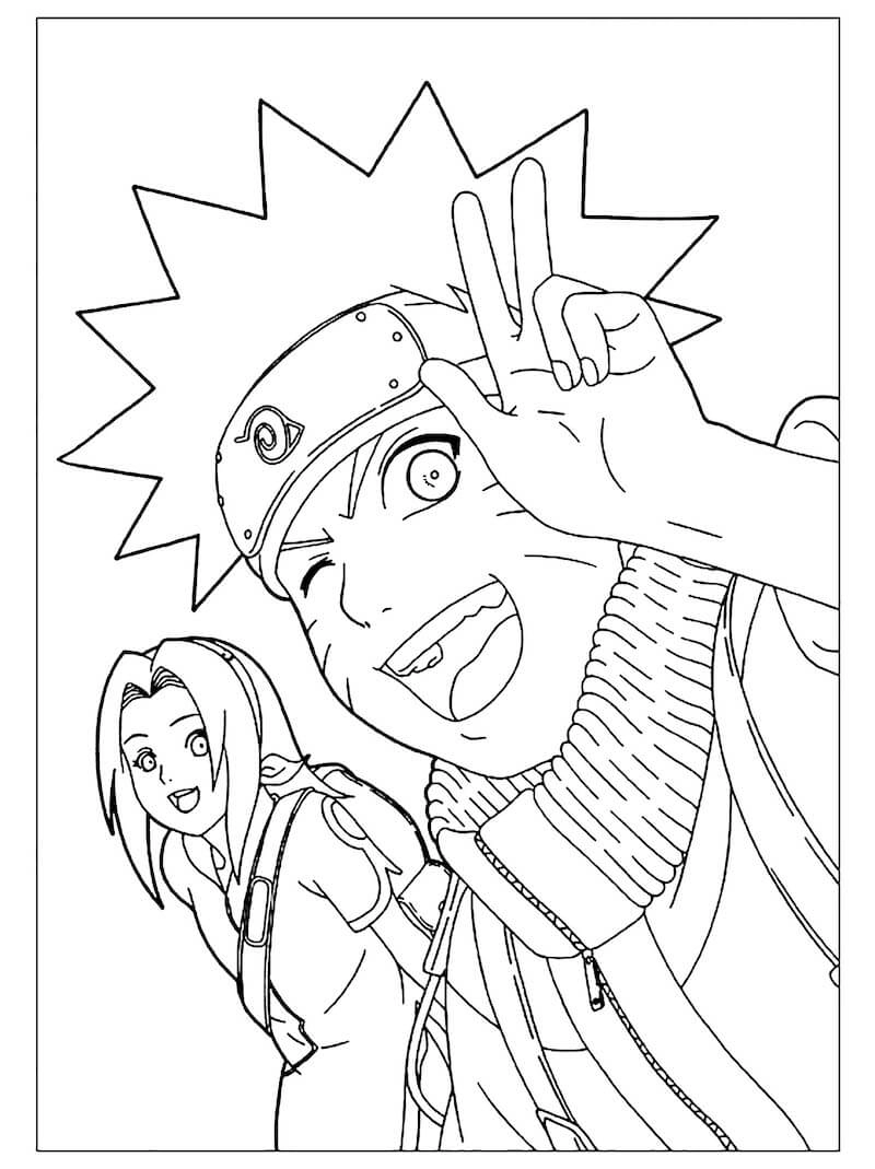 Tải ngay tuyển tập hình tô màu sasuke siêu chất