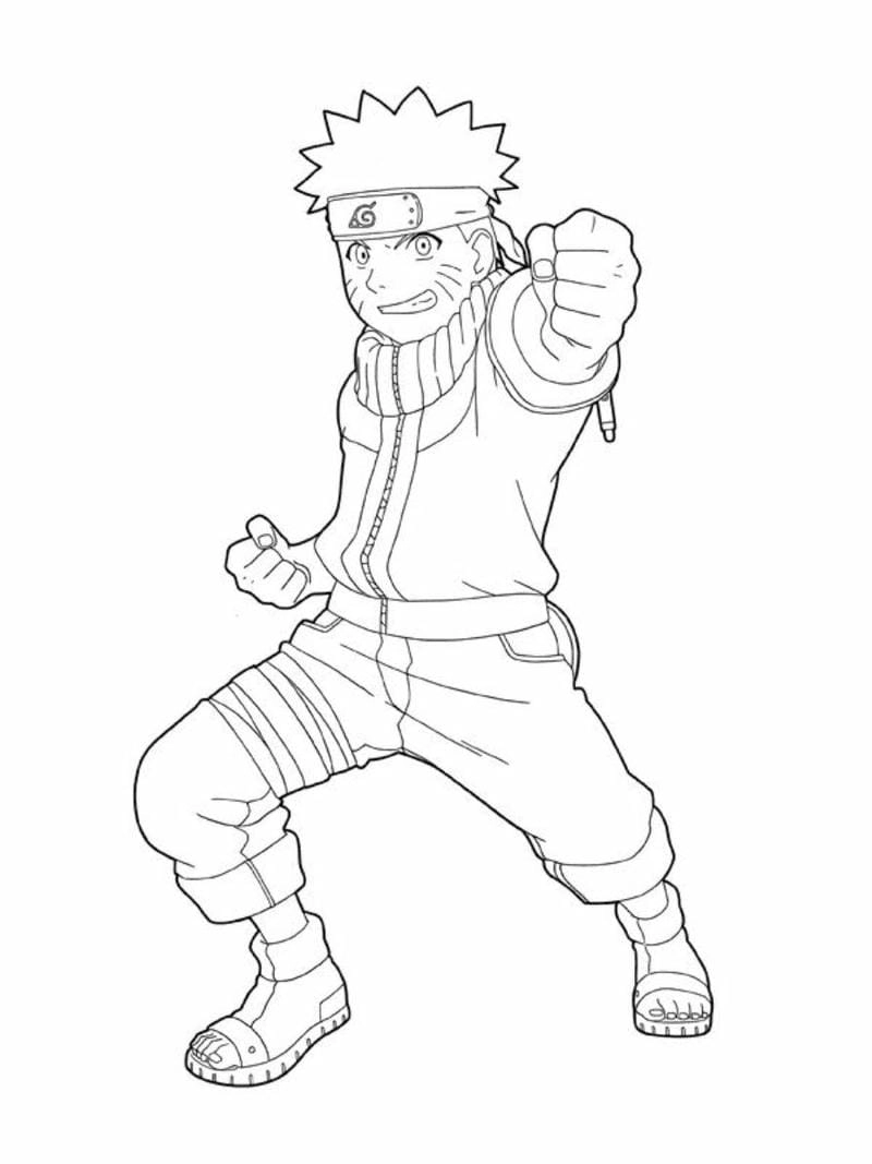 Thử ngay với tranh tô màu sasuke