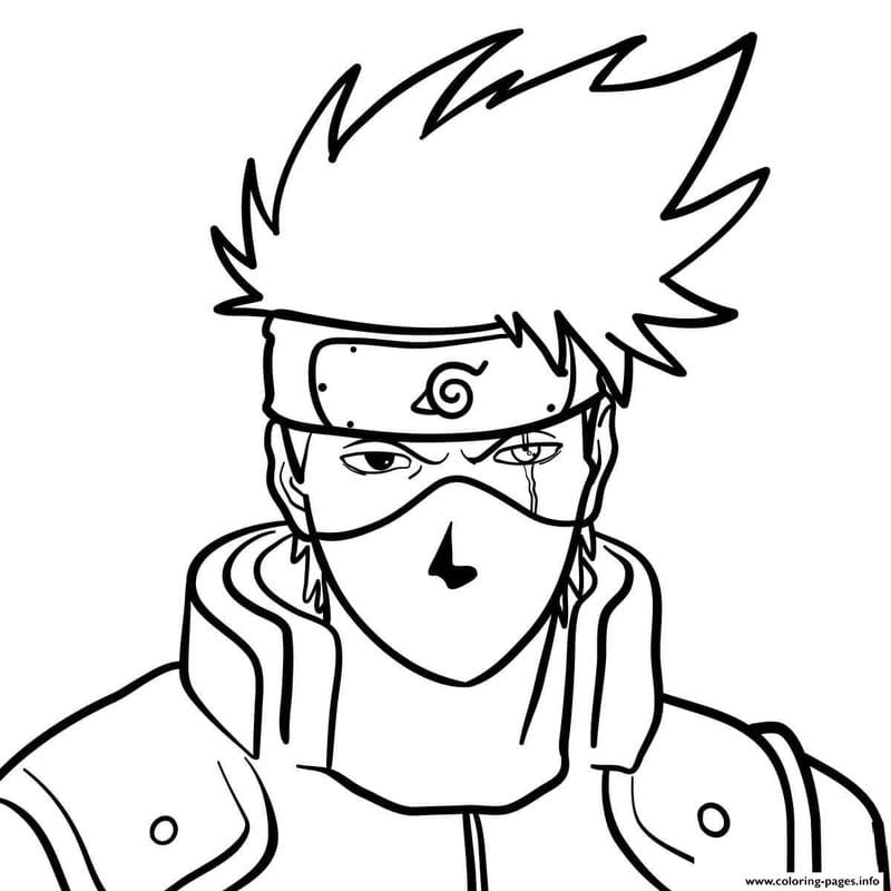 Thế giới sắc màu tô màu hình naruto