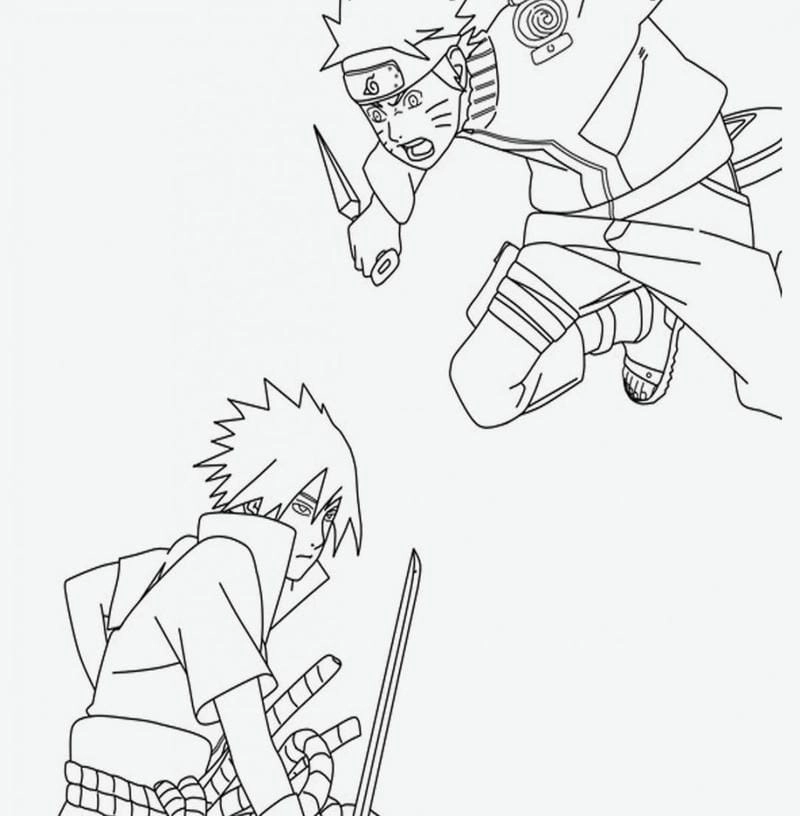 Khám phá bộ tô màu naruto cho bé