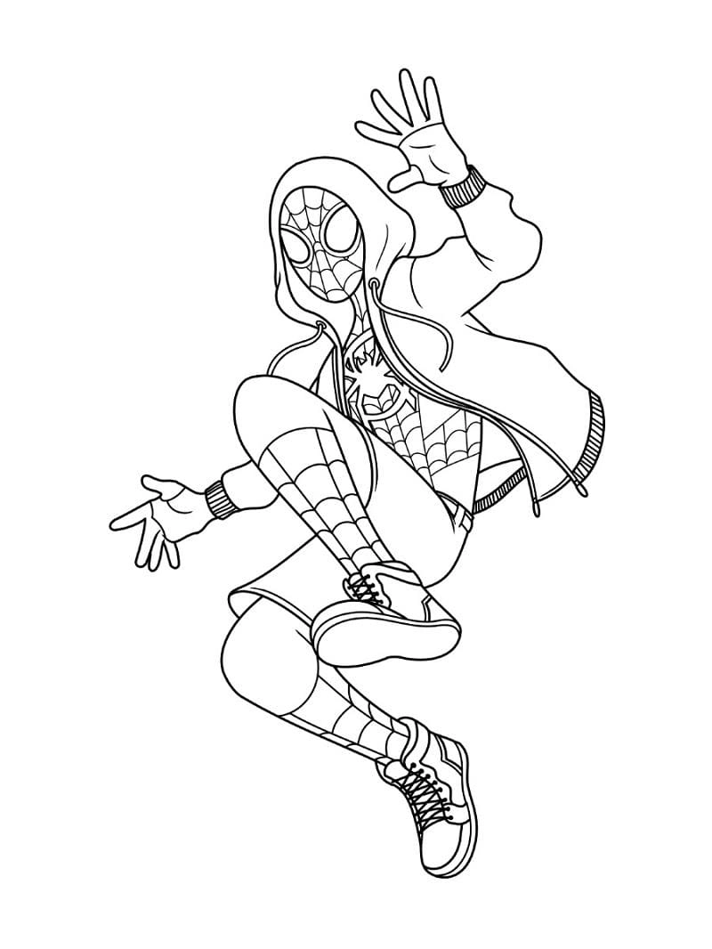 Bé tập tô với tranh tô tô màu người nhện siêu thú vị