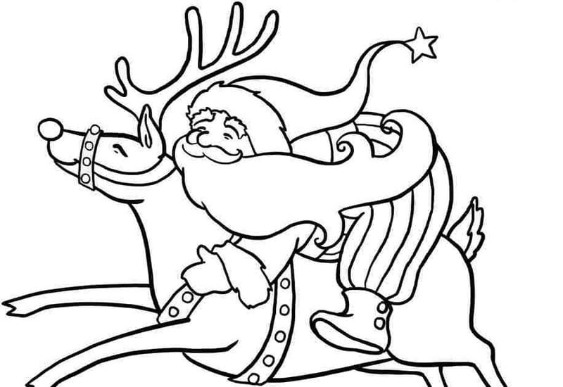 Không khí ấm áp với giáng sinh tranh tô màu noel