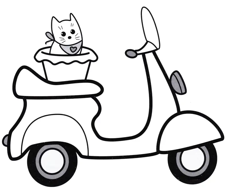 Tranh tô màu phương tiện giao thông hướng dẫn vẽ tranh các phương tiện giao thông