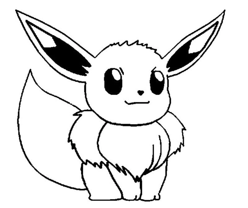 Chơi và học cùng hình ảnh tô màu pikachu