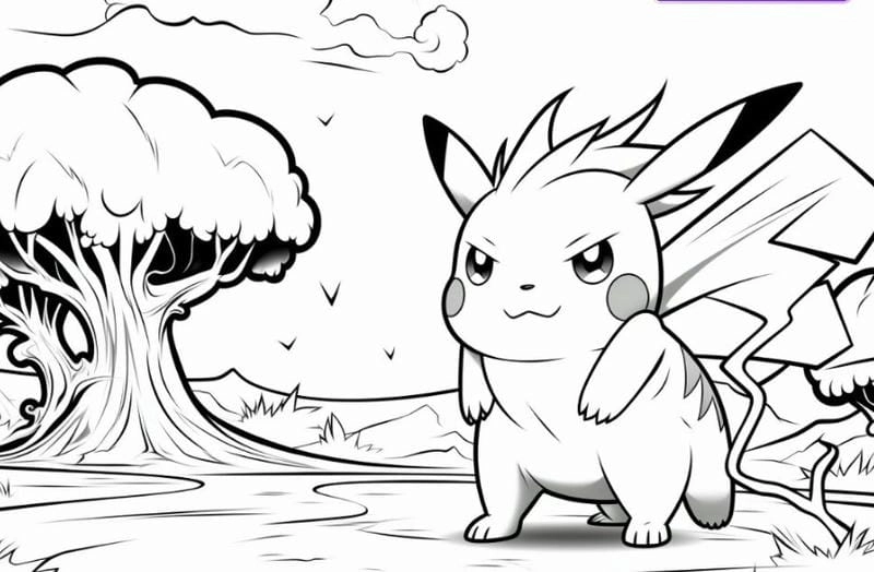 Bộ sưu tập pikachu tranh đáng yêu
