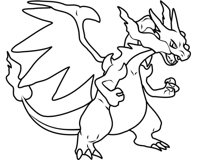 Trọn bộ pokemon huyền thoại tranh tô màu pokemon mega rayquaza hấp dẫn