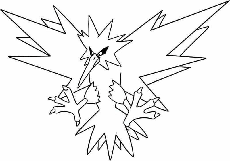 Tải ngay tranh tô màu pokemon mega siêu hấp dẫn cho bé yêu