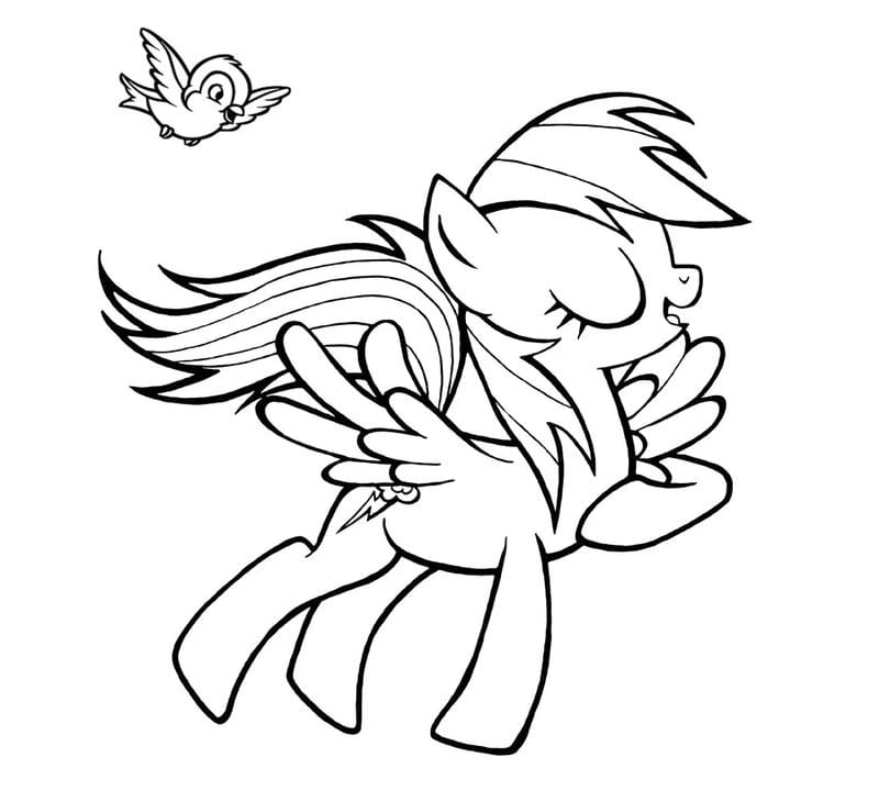 Giúp bé sáng tạo với hinh pony to mau cho be