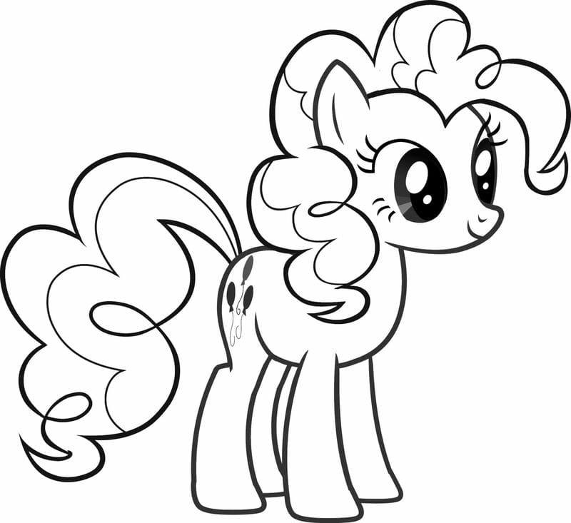 Cùng bé sáng tạo với tô màu pony người