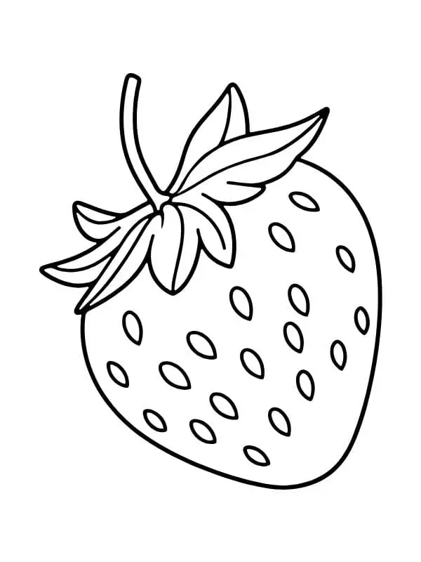 Tải về hình ảnh tô màu quả dâu tây miễn phí