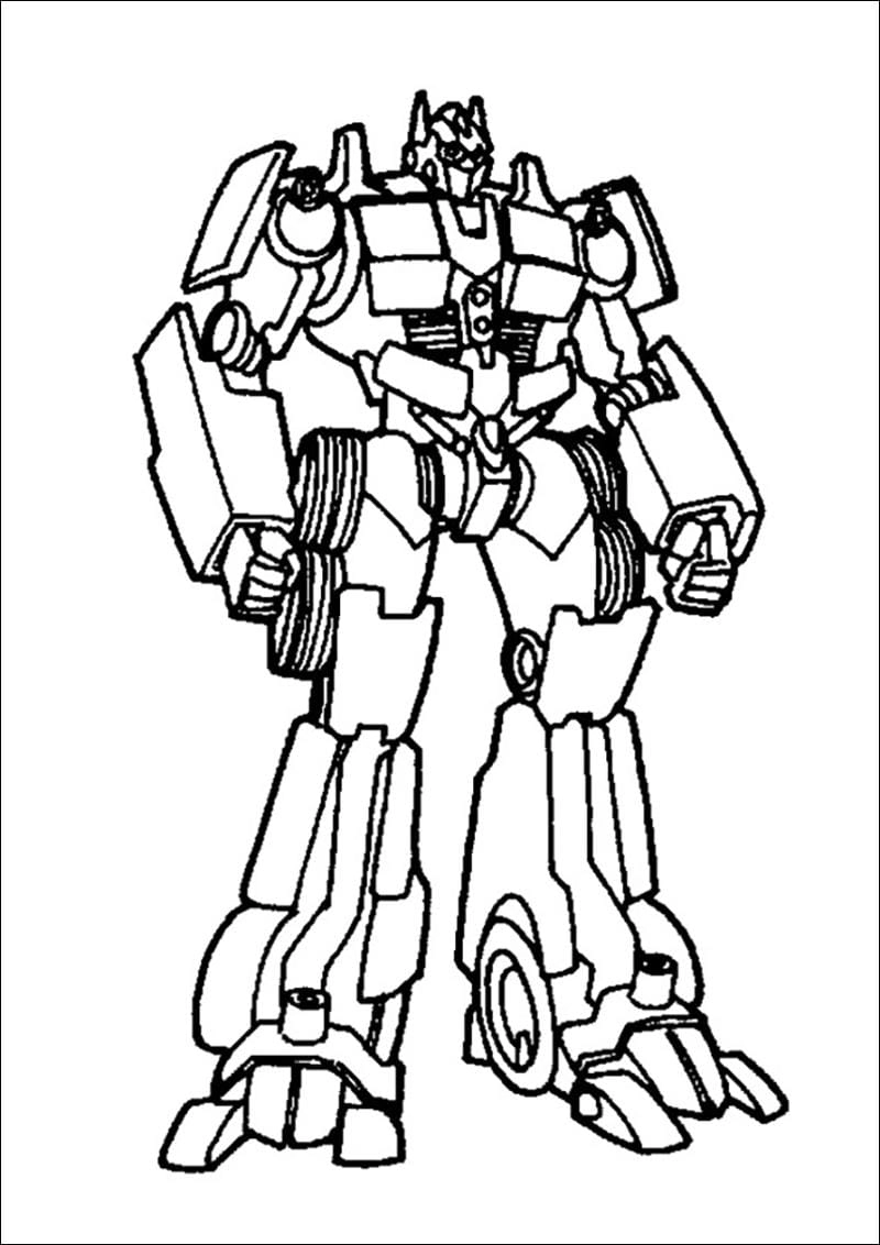 Gợi ý top tranh to màu robot cho be trai mạnh mẽ