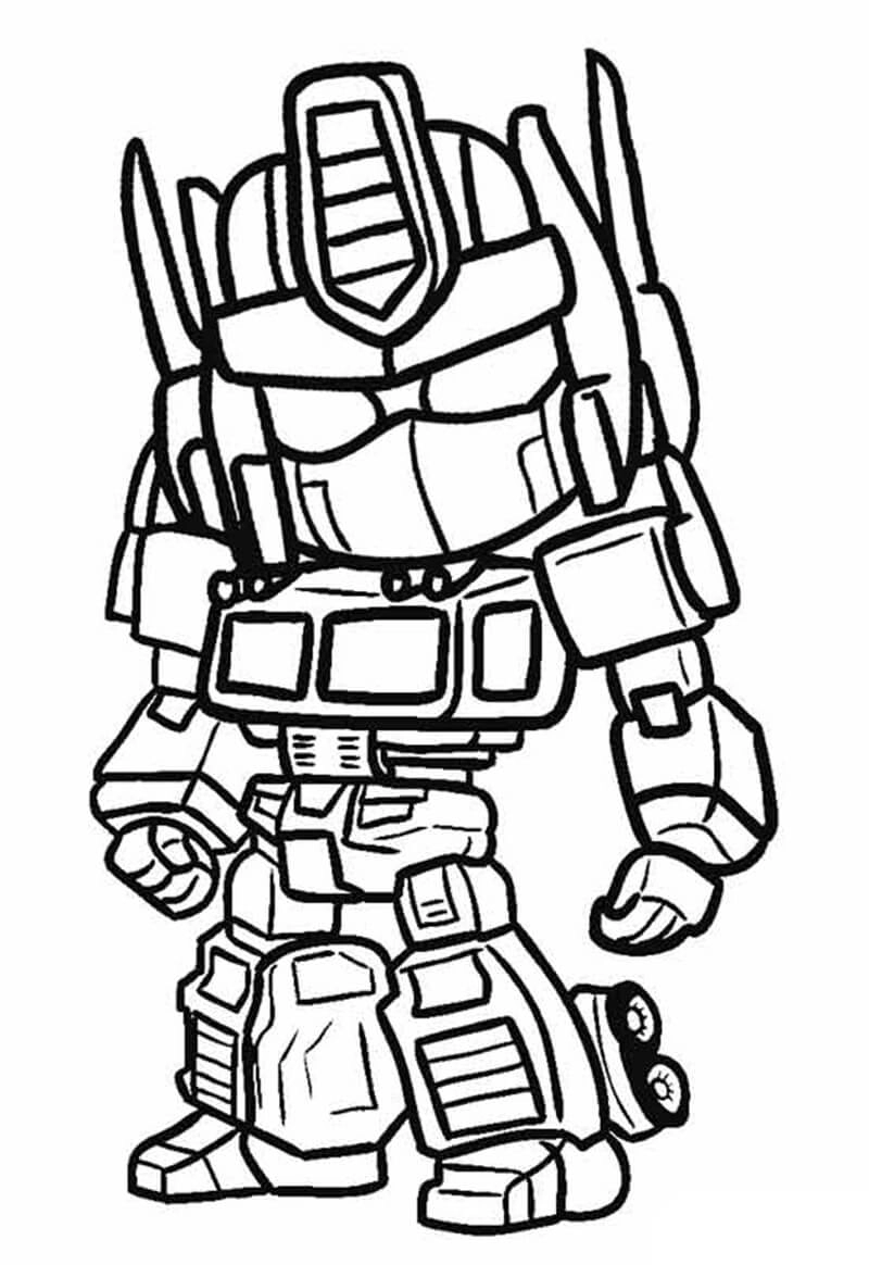 Giờ học vui với bộ bé tô màu robot cực xinh